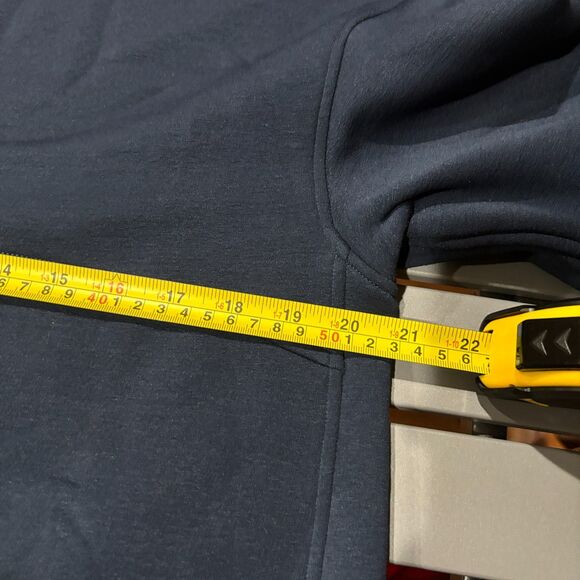 Lululemon Sweatshirt Womens 10 Dark Blue Kick The Cold Funnel Neck Pullover - Picture 8 of 9